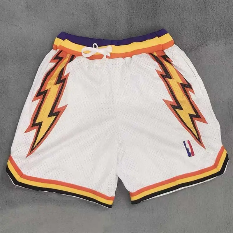 Basketball Shorts Men's Streetwear Training Short Pants Retro Embroidered Five Points Ball Shorts American Gym Shorts Plus Size