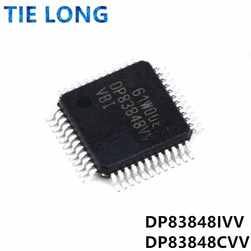 

5 шт./партия, DP83848IVV DP83848VV DP83848VVVBI TQFP-48 DP83848CVV