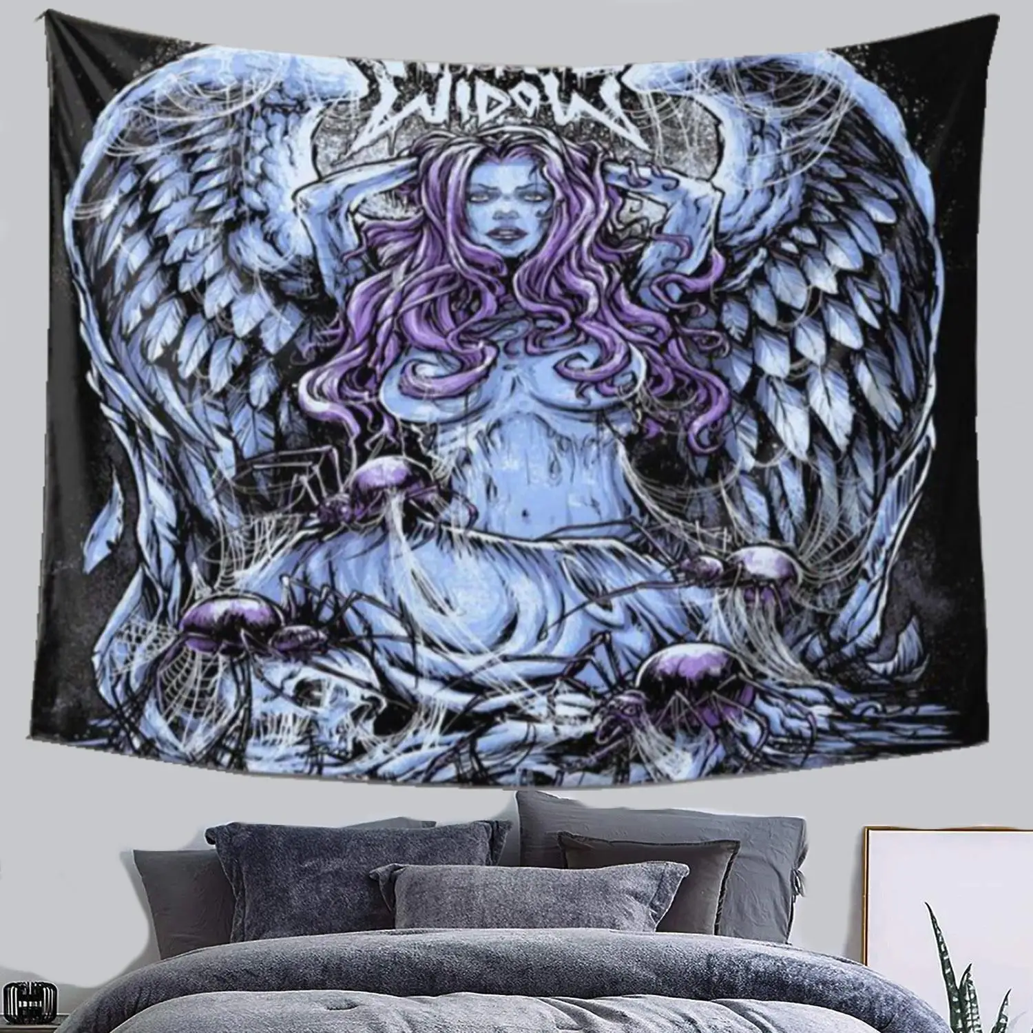 декор комнаты。декор на стену。макраме.хиппи.декор комНастенный гобелен с