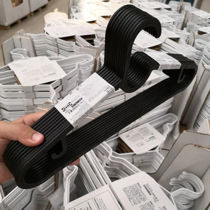 

10pcs Multifunction Plastic Non-slip clothes hanger balcony drying rack support hangers dormitory Storage Hangers Organizer Rack