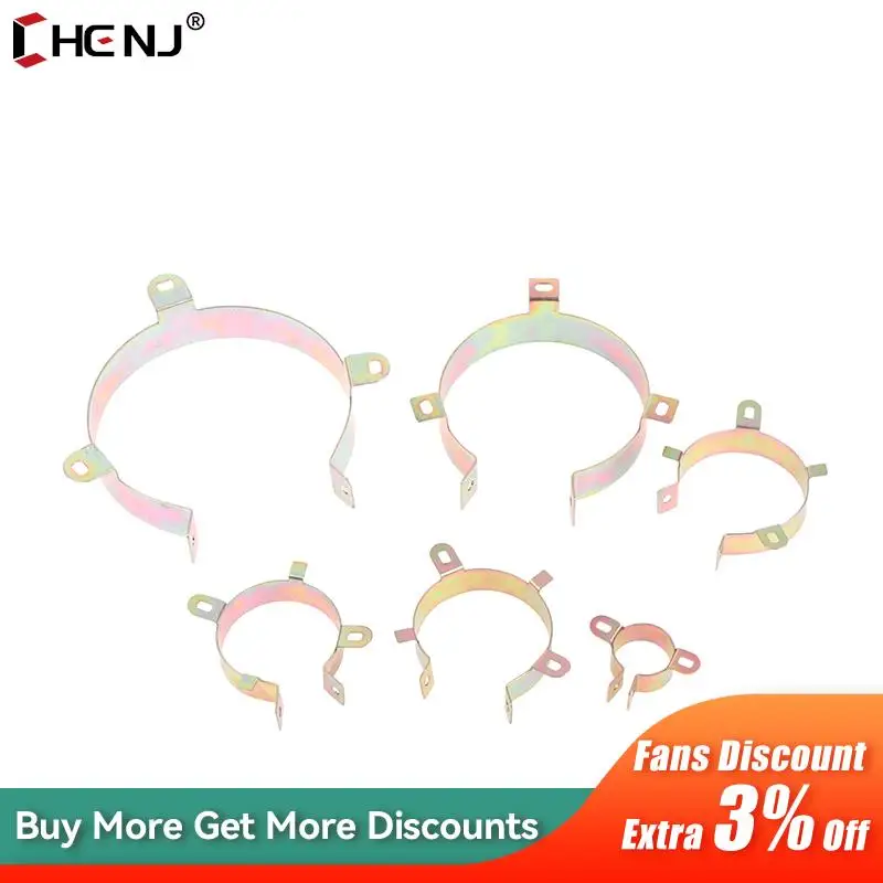 

1Pc Capacitor Clamp 2 holes/3 holes Durable Capacitor Bracket Clamp Holder Clap Mounting Clip Tin Plated