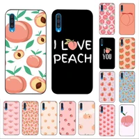 fhnblj cute peach phone case for samsung a51 01 50 71 21s 70 10 31 40 30 20e 11 a7 2018