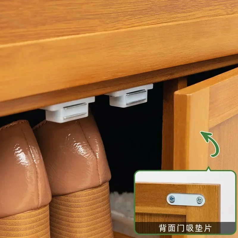 Шкаф для обуви прихожей бытовое хранилище пылезащитное дерево дизайнерская