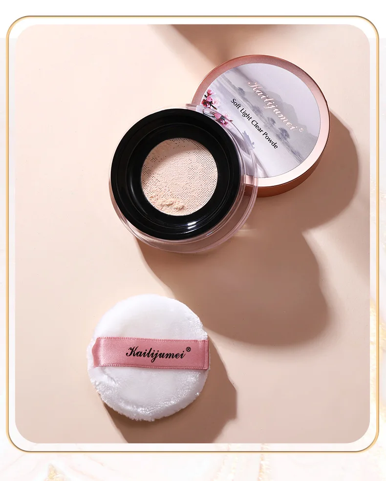 

Рассыпчатая пудра для лица Минеральная водостойкая матовая косметика для женщин, 2 цвета