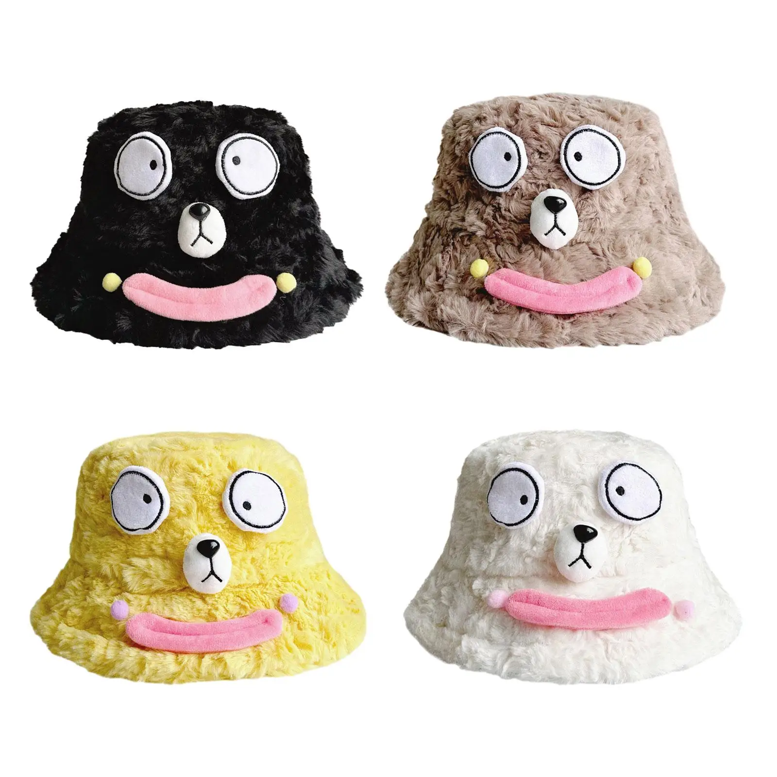 

Bucket Hat Basin Hat Windproof Breathable Cute Lightweight Winter Warm Hats for Hiking Walking Camping Outdoor Cold Weather