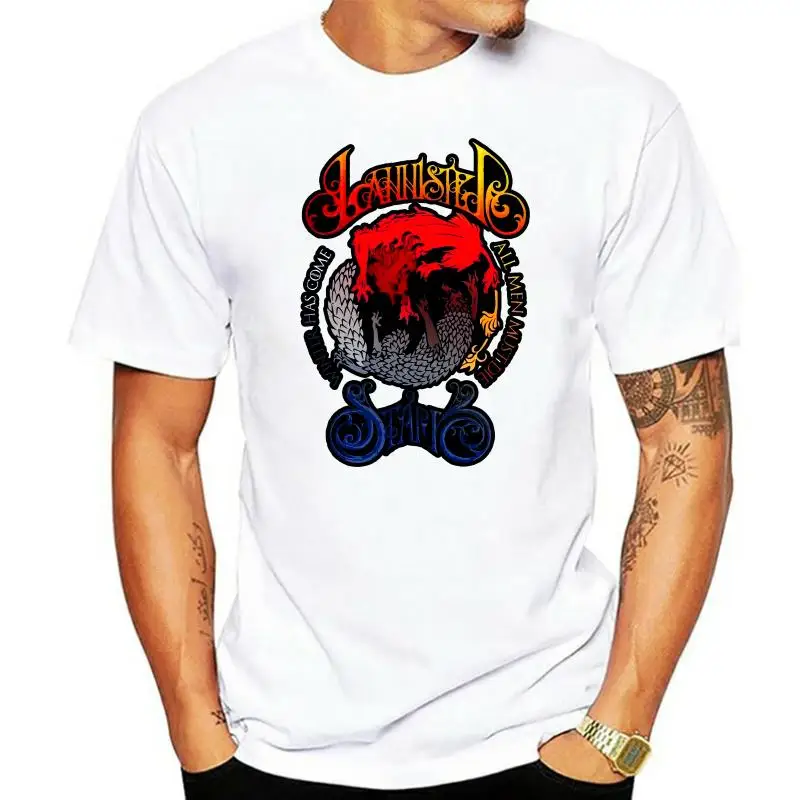 

2022 Hot Sale T-Shirt Lannisters Stark YinYang Inspired Design T-Shirt GOT Top Tee shirt