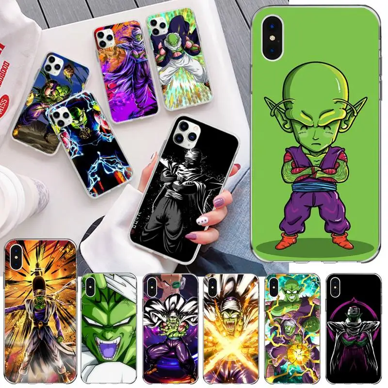 

Bandai Dragon Ball Z Piccolo Phone Case For iphone 13 12 11 Pro Mini XS Max 8 7 Plus X SE 2020 XR Silicone Soft Cover
