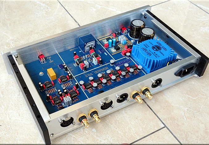 

Предусилитель MBL6010D для JRC5534 AD4610 AD797 Op Amp RCA XLR, сбалансированный предусилитель