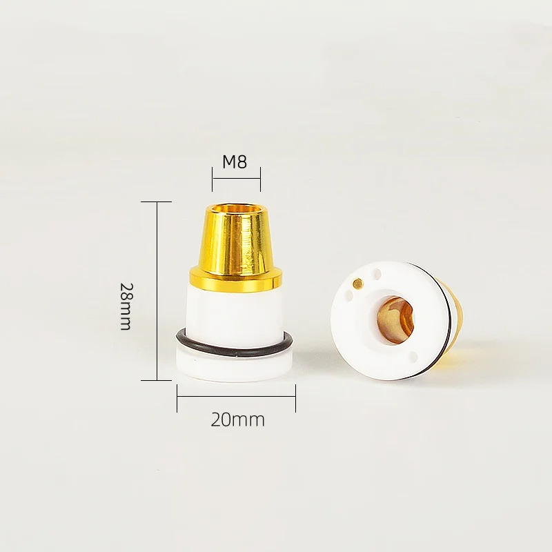 

Керамическое кольцо для волоконного лазера D28 M11 D32 M14 D19,5 M8 Керамический держатель сопла Raytools Precitec WSX BOCI Детали лазерной головки