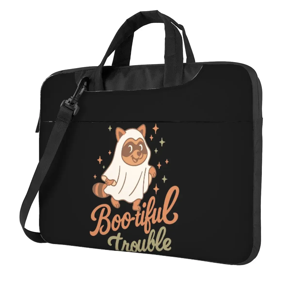 Фото Сумка-чехол Boo-tiful Trouble для ноутбука с изображением енота, для вечеринок на Хэллоуин, 13, 14, 15.6 дюймов, для MacBook №1