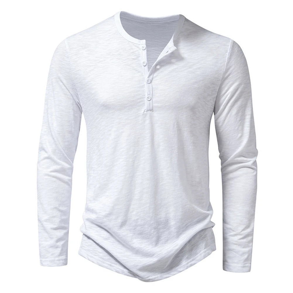 

Mens Shirt Mens T-Shirts Breathable Casual Classic Comfortable Fit Long Sleeve O-Neck Regular Slim Top Beach Club