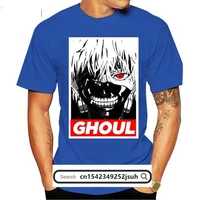 japan anime kaneki tokyo ghoul t shirt mens high quality aesthetic cotton cool t shirt harajuku streetwear camisetas hombre