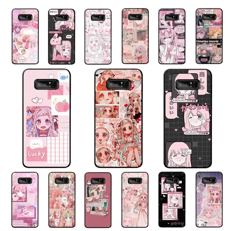 

YNDFCNB Cute Kawaii Japan Girls Phone Case for Samsung Note 5 7 8 9 10 20 pro plus lite ultra A21 12 02