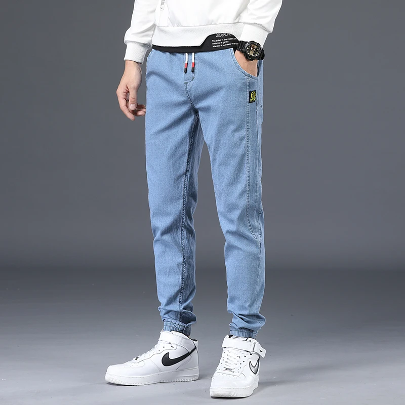 

2022 New Streetwear Hip Hop Cargo Pants Men's Jeans Elastic Harun Joggers In Autumn and Spring Men ClothIng/ baggy jeans