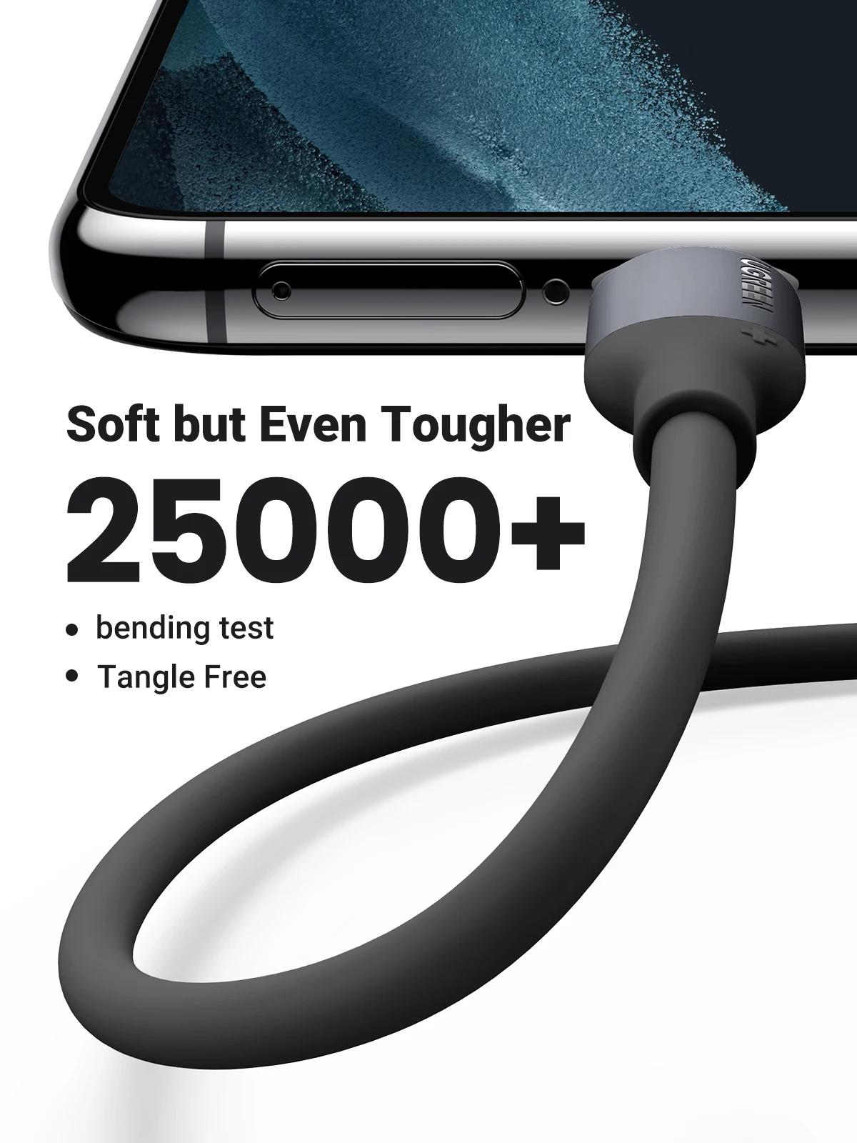 Кабель зарядный UGREEN 60/100 Вт USB C на Type