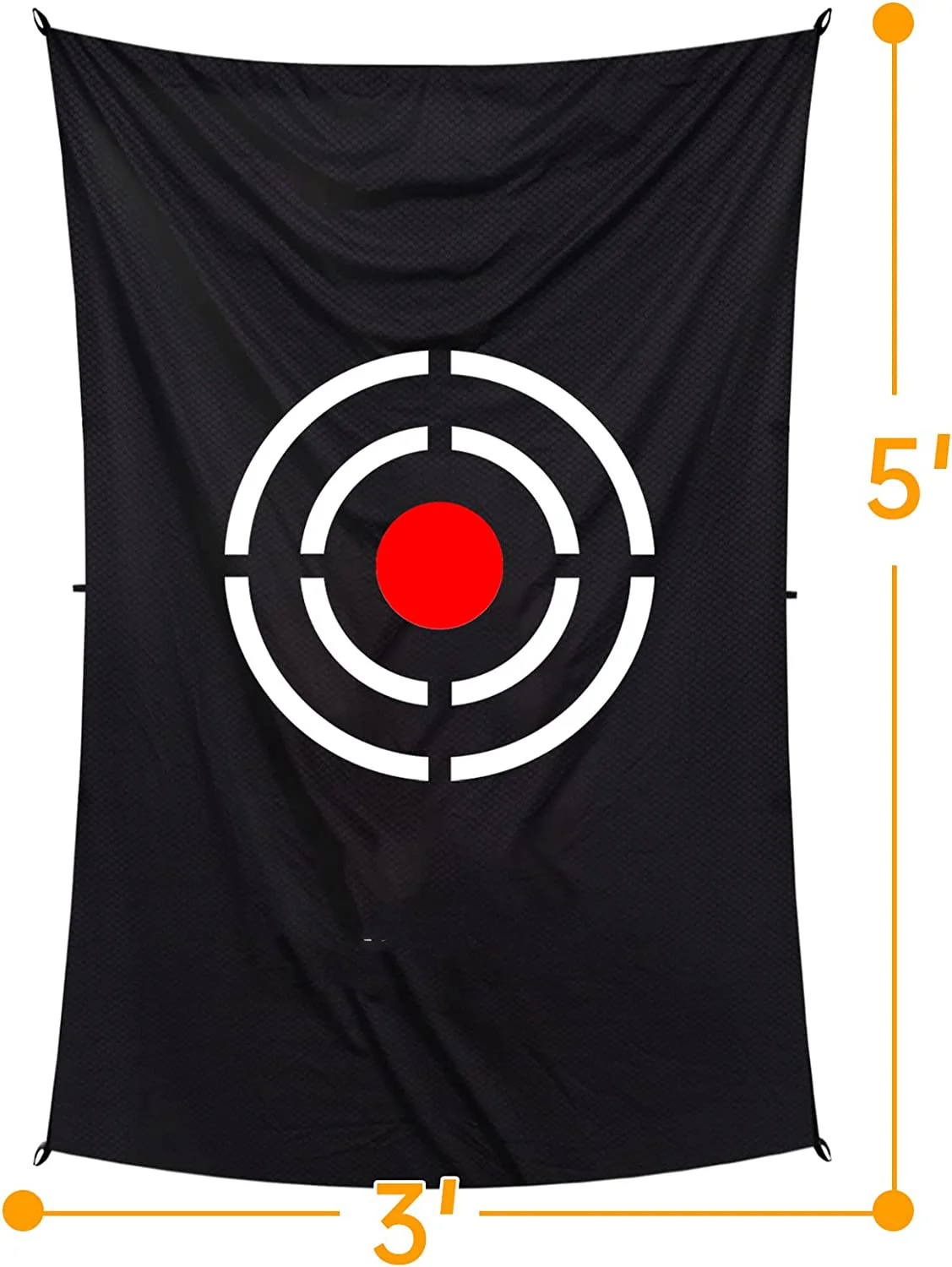 

Kapler Golf Target Cloth Hitting Net Replacement Training Aids Indoor Outdoor 5x3FT