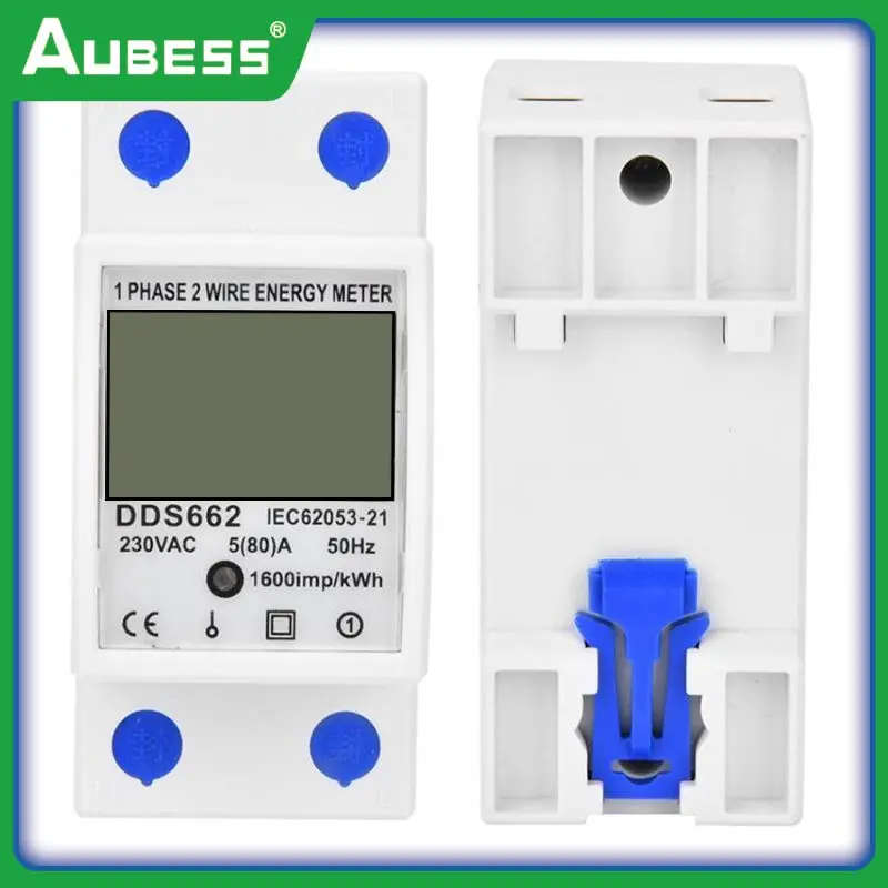 

Backlight Energy Meter Two Wire Electric Din Rail Lcd Digital Display Energy Electric Meter Ac 230v 50hz Dds662 Energy Meter Kwh