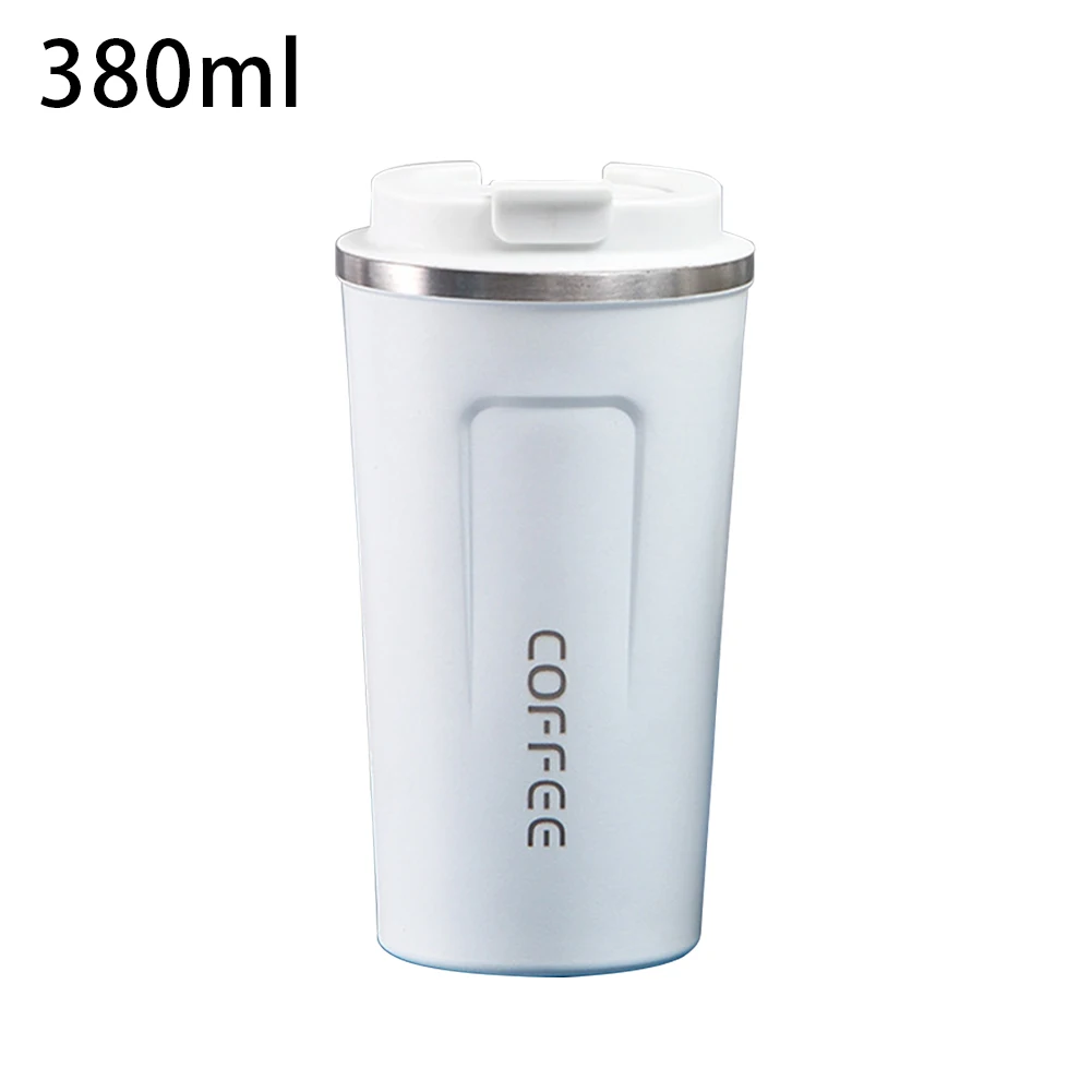 

Water Bottle Coffee Cup 380/510ML Camping Insulated Leak-Proof Outdoor Portable Travel With Lid Modern Practical