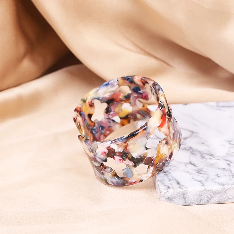 Ацетатный браслет модный простой дизайн женский с шармами ювелирные изделия от