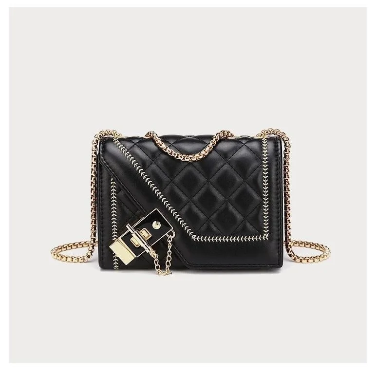 

2023 New Women Bag Texture Fashion Versatile Women's Bags Chain Single Shoulder Messenger Women's Bag Small Handbag Purse