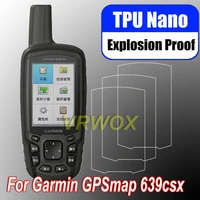 3pcs protective film for garmin gpsmap 639csx 629sc 631csx 621sc 65s worldwide handheld gps nano explosion proof protector