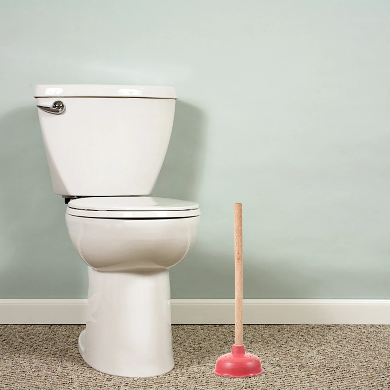 

2Pcs Home Toilet Plunger Heads Replaceable Force Cup Heads Rubber Force Cup Heads