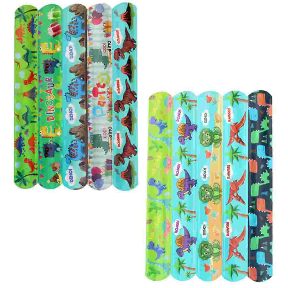 

Party Kids Braceletsfillers Forslap Favoursdinosaurs Snap Filler Lightweight Wristbands Band Supplies Toddler Practical Wrist