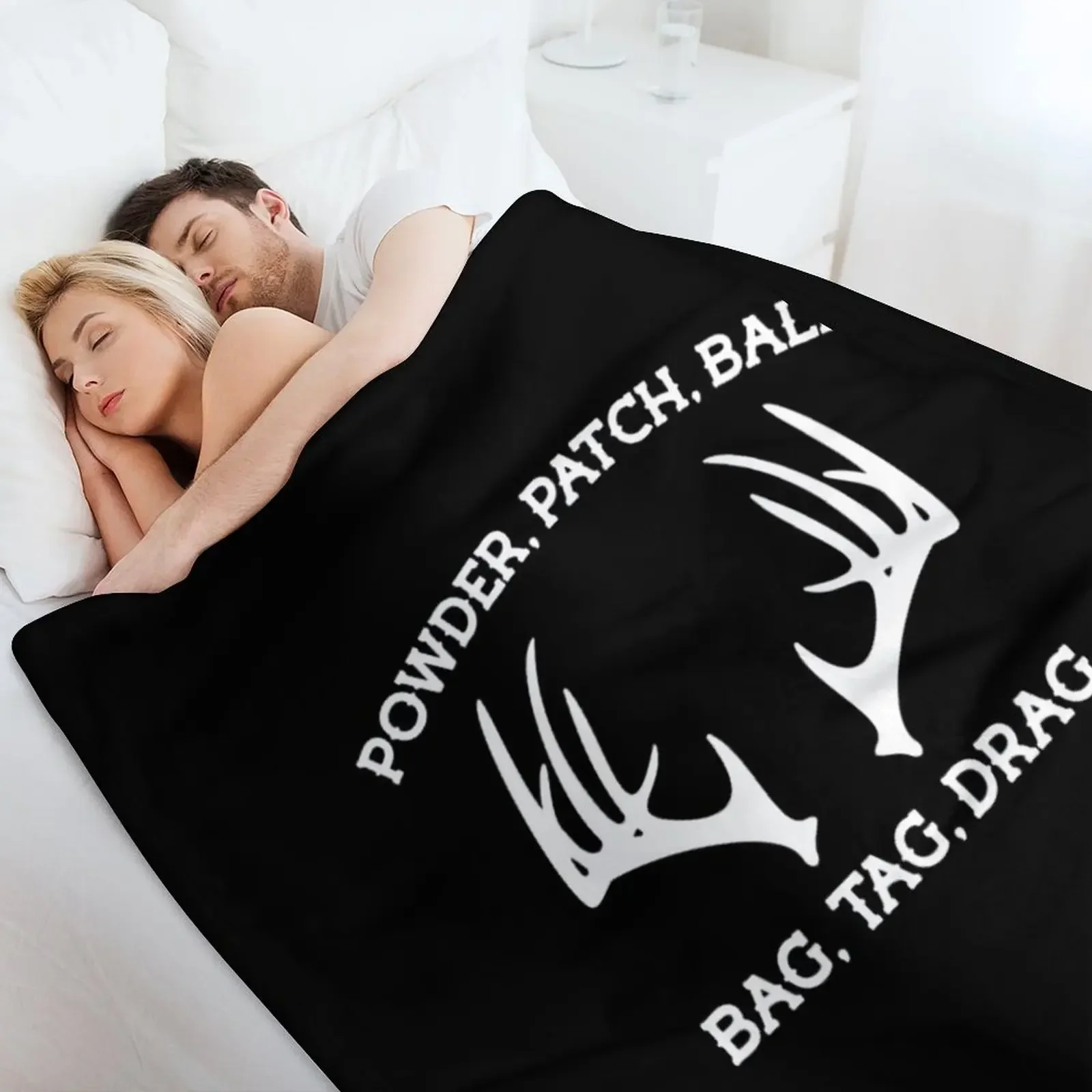 Охотничье олене охотничье оленевое одеяло с черной пудрой сезонное ворсистые