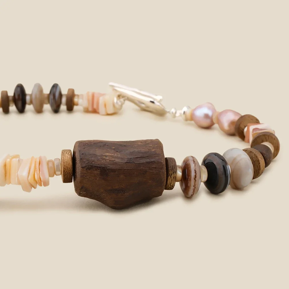 AB/оригинальные персонализированные женские колье ручной работы из натурального