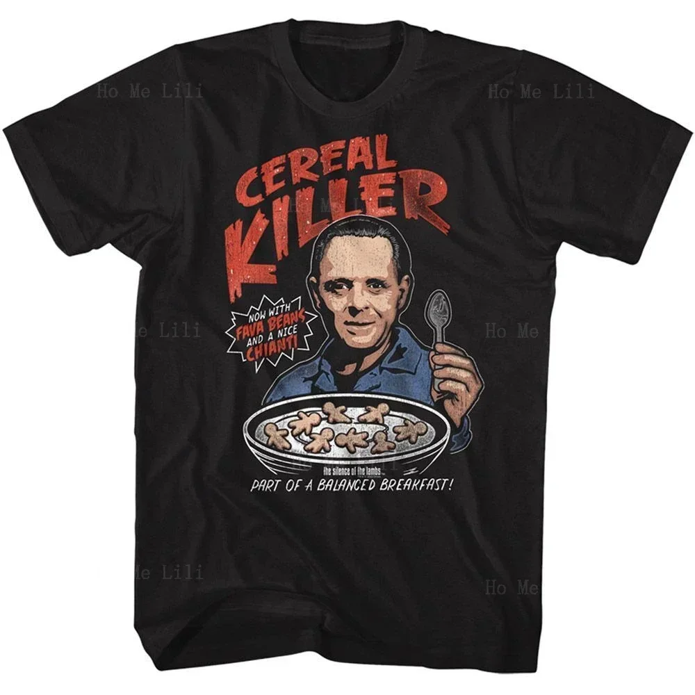 Футболка Silence Of The Lambs Cereal Killer Kurzär tipo Erwachsene 100% хлопок
