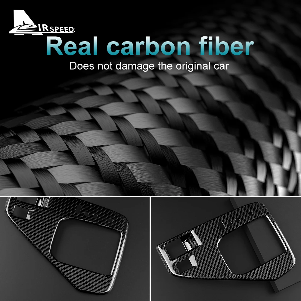 Наклейка из настоящего твердого углеродного волокна для Subaru Crosstrek 2024 Impreza