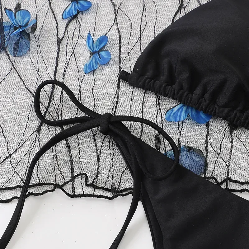 Бикини NameIsNotDefined черный полиэстер