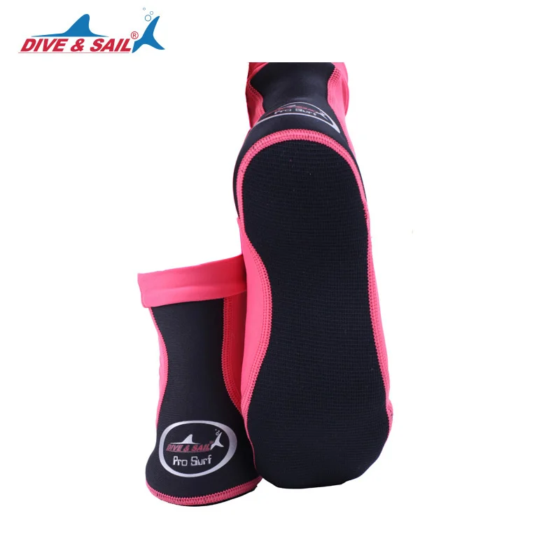 Носки для дайвинга и плавания взрослых эластичные из лайкры 1 5 мм Нескользящие