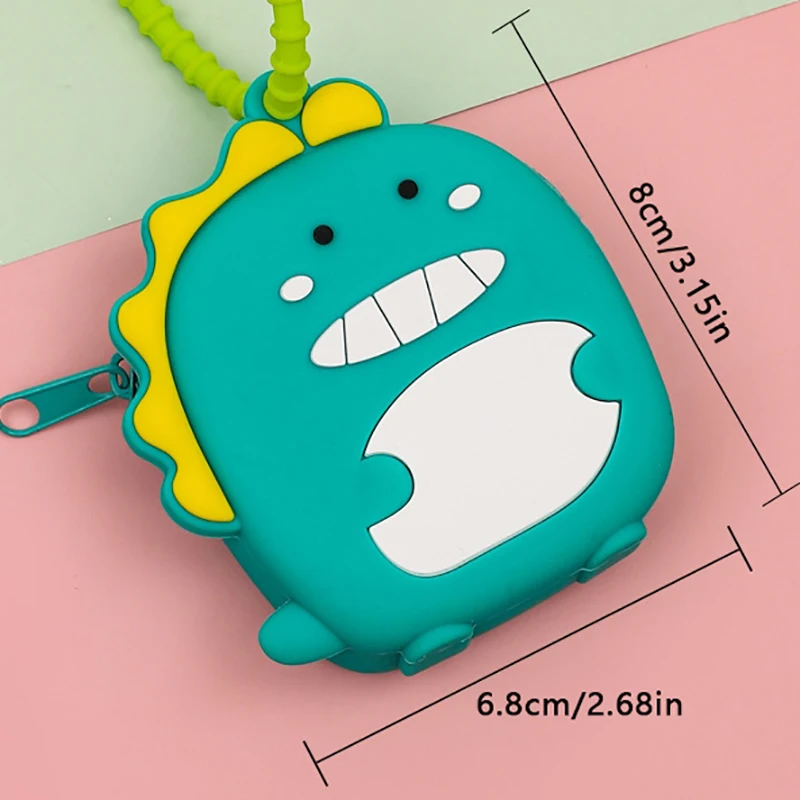 Силиконовые Кошельки для монет сумка хранения подвеска брелоки Женская