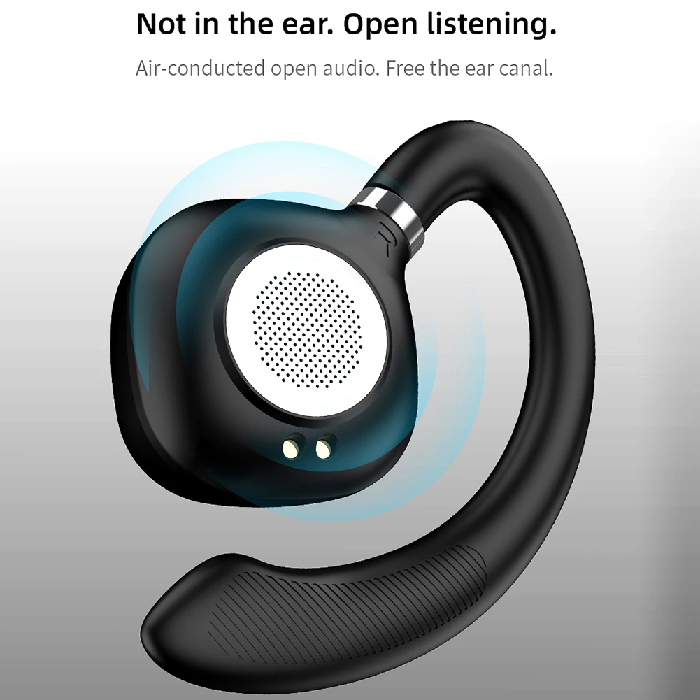 Беспроводные наушники Bluetooth 5 3 спортивные для бега Hi-Fi стерео TWS с открытым ухом и