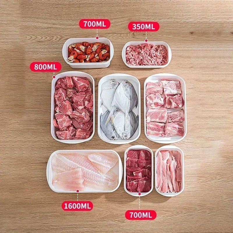 Кухонный Контейнер для хранения холодильник пищевых продуктов Белые контейнеры