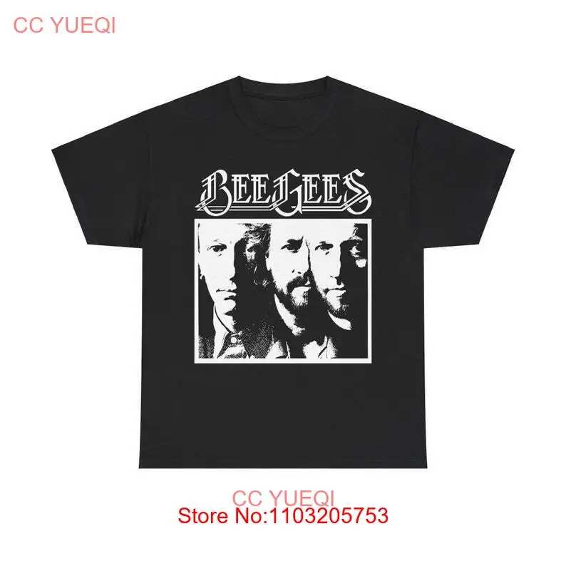 Черная футболка с коротким рукавом и ремешком Bee Gees 4F1194