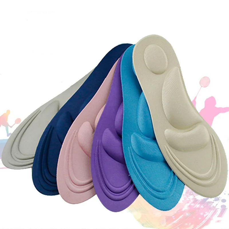 

2pcs Sponge Insoles Women Pain Relief Soft 4D Memory Foam Orthopedic Insoles Shoes Flat Feet Arch Support Insole Sport Pads