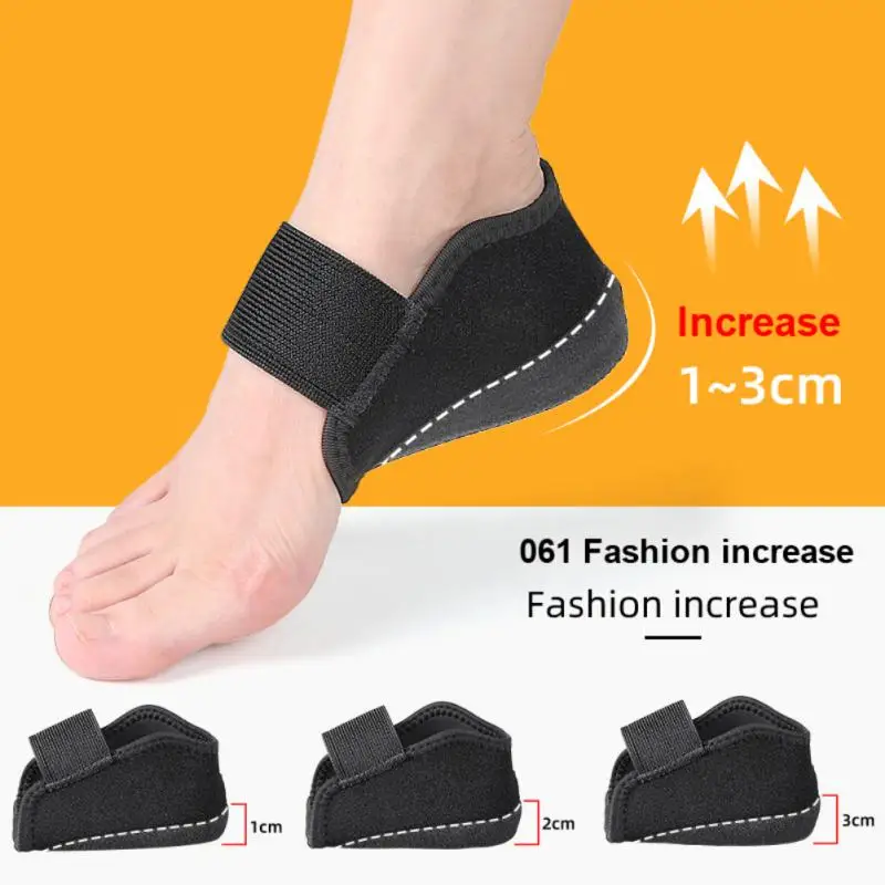 

Shock-absorbing Pressure-relieving Heel Cover Heel Protector Anti-slip Semi-pad Anti-cracking Invisible Heightening Heel Cover