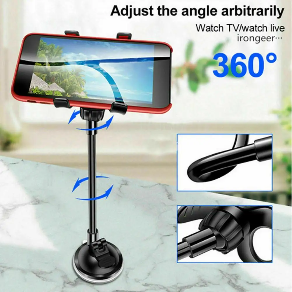 

Practical Car Mobile Phone Bracket Shockproof Adjustable Angle Lightweight Car Hose Navigation Phone Holder