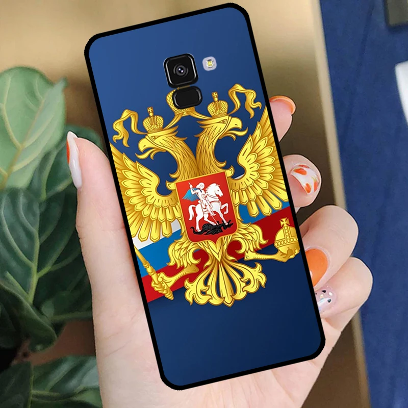 Чехол с гербами России для Samsung A9 A8 A7 A6 J8 J6 J4 Plus 2018 A3 A5 J1 2016 J5 J7 J3 2017 задняя крышка -