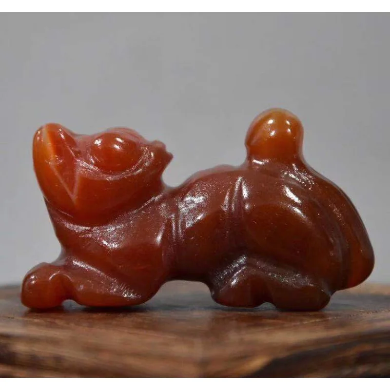 Старинные разные хуншанская культура Gaogu нефритовый красный агат старые предметы ручные кулоны Wangwang собака кулон Прямая поставка