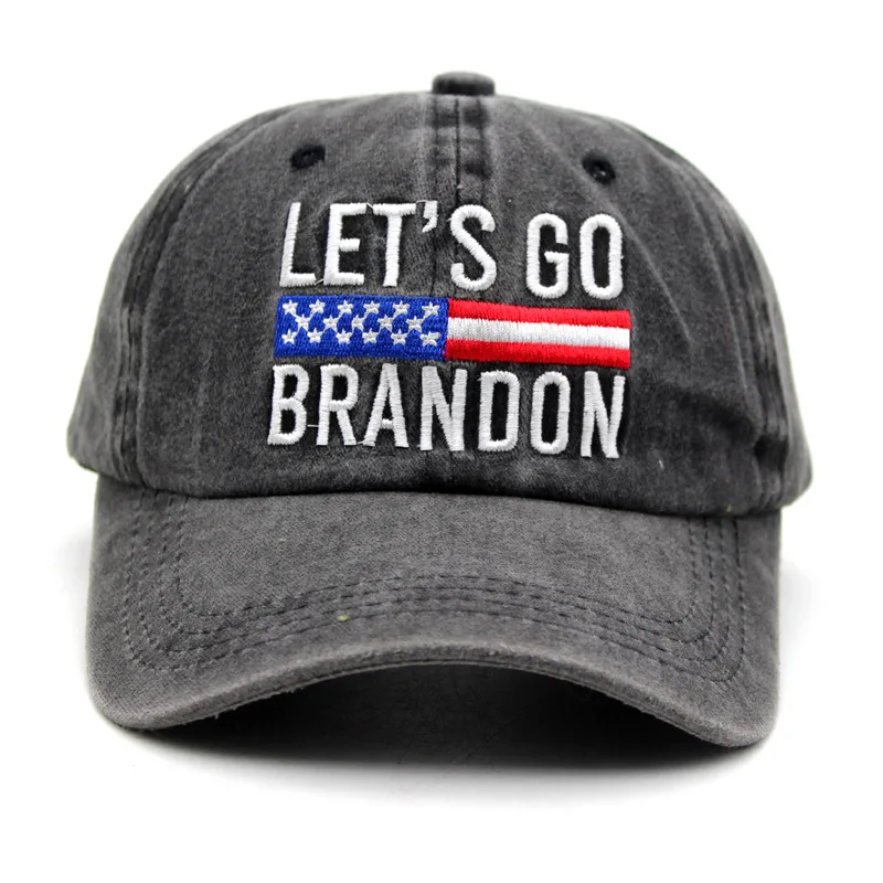 Бейсболка с вышивкой бренда Let's Go Европейская и американская брендовая
