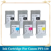 pfi 120 ink cartridge full ink with chips for canon tm200 tm 205 tm 300 tm 305 130ml 6colorsset