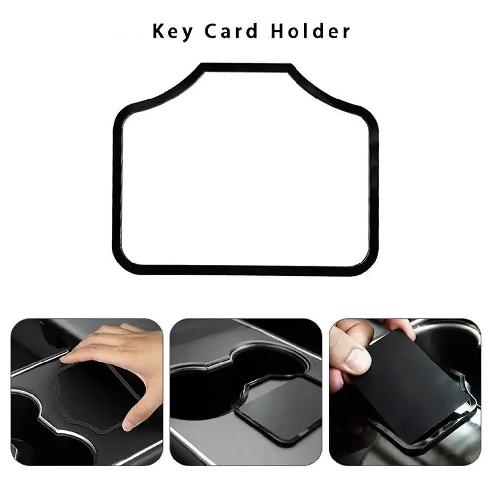 

Модель 3 автомобильная карта запуска двигателя, отделка положения ключа, держатель рамы, фиксатор, ограничитель, наклейка, украшение для Tesla модели 3 Y, аксессуары