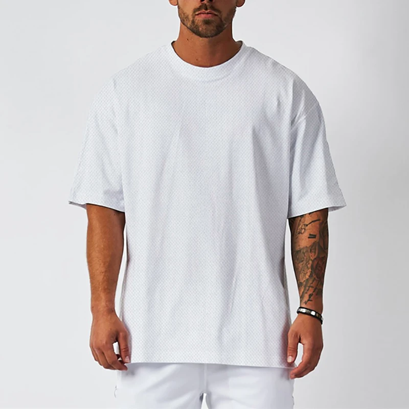 

T Shirt Outdoor Hip Hop Streetwear Loose Gym Clothing Half Sleeve T-shirt Bodybuilding Tshirt