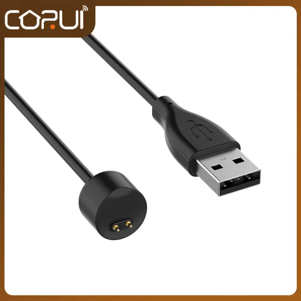 

New Wire Cable Magnetic Suitable Cable Usb Charger High-quality For Xiaomi Mi Band 5/6-black Black Charging Cable Durable 5v