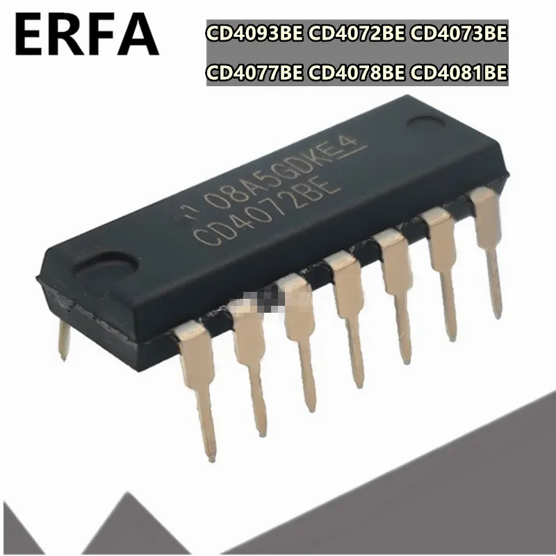 

10PCS CD4093BE HCF4093BE CD4093 DIP DIP-14 CD4072BE CD4072 CD4073BE CD4073 CD4077BE CD4077 CD4078BE CD4078 CD4081BE CD4081