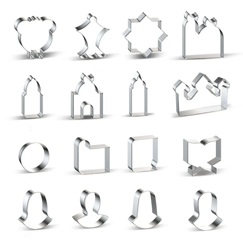 

Food-Grade Stainless Steel Eid al-Fitr Theme Cookie Cutters Baking Utensils Gift