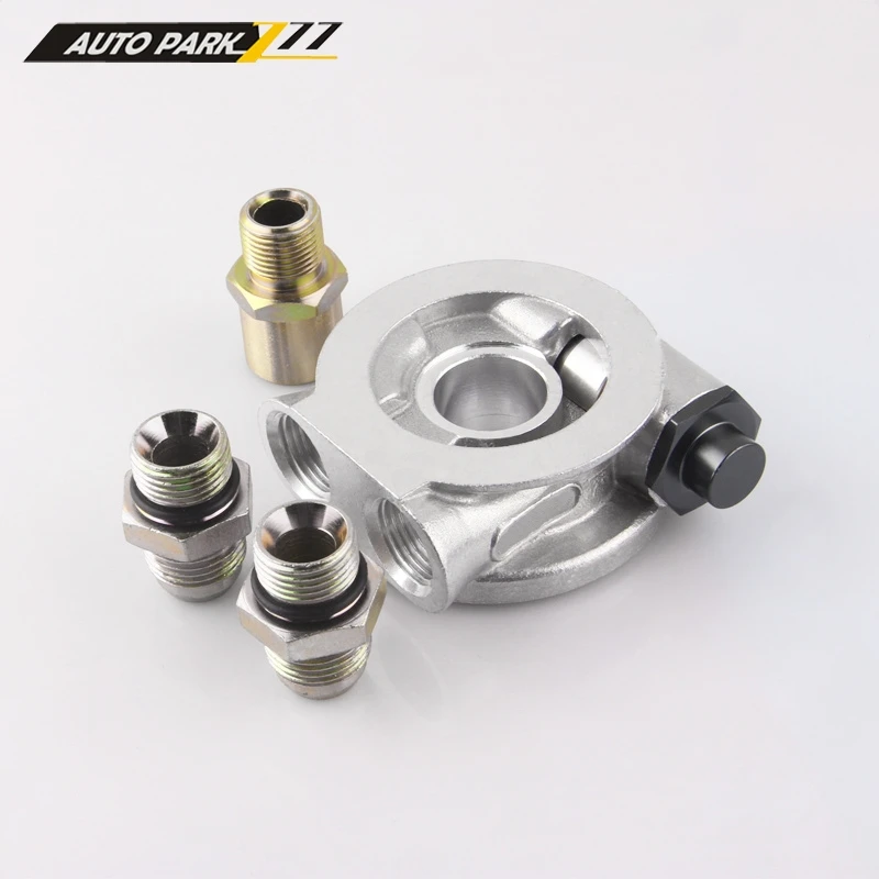 

AN10 universal Oil Cooler thermostat plate,oil sandwich plate, m20x1.5 oil filter adapter